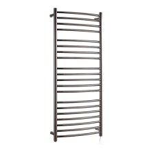 Black coated electric towel warmer rails